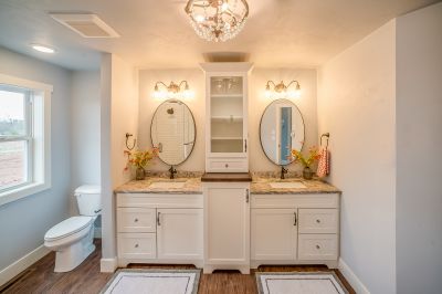 Elegant Vanity and Lighting